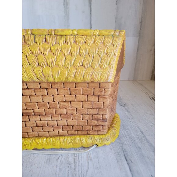 BB vintage ceramic nativity scene stable animals Jesus Xmas home decor - Picture 7 of 11